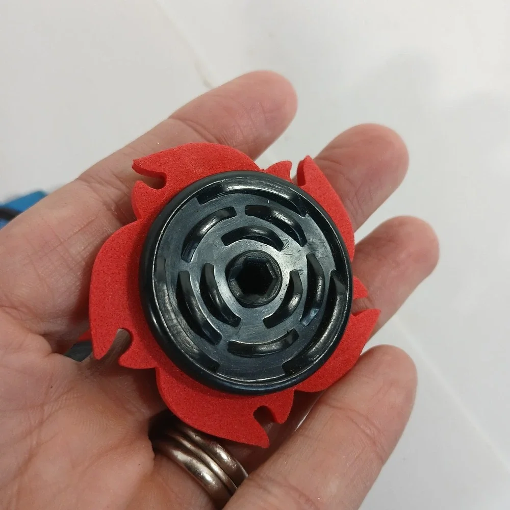 Lot Of 4 Power Rangers Ninja Steel Replacement Power Foam Star Red Blue Disc